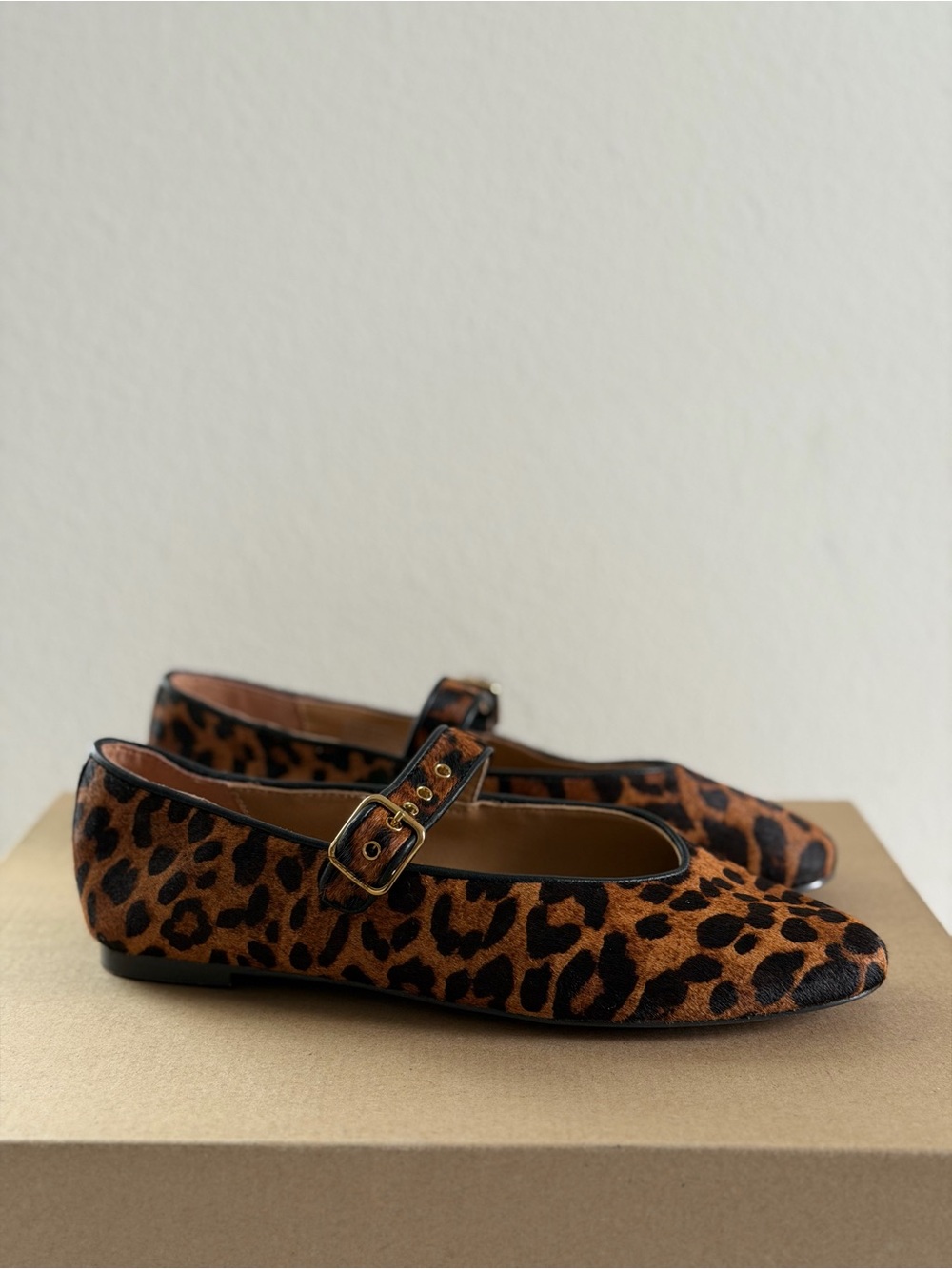 Madewell The Remy Mary Jane Flat in Caramel Multi, Size 8 - Picture 3 of 10